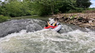 River Tubing  Wolf River Byrdstown TN  4th of July Weekend [upl. by Arihaj]