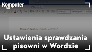 Word podkreśla wszystko na czerwono Tak zmienisz lub wyłączysz ustawienia sprawdzania [upl. by Sirmons]