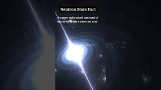 Neutron Stars Fact shortsfeed truefacts truefactstoday facts shorts youtube [upl. by Nahsaj]