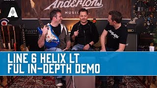 Line 6 Helix LT  Full InDepth Demo [upl. by Ellerred]