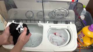 Kuppet Portable Washer Small Medium and Overloaded Loads [upl. by Eellah890]