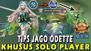 CARA MAIN ODETTE TERBARU❗BUILD EMBLEM DAN ITEM ODETTE TERSAKIT❗GAMEPLAY ODETTEMOBILE LEGENDS mlbb [upl. by Dabney]