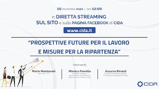 Web conference quotProspettive future per il lavoro e misure per la ripartenzaquot [upl. by Holub]