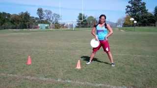 Ultimate Frisbee Throwing Cone Drill [upl. by Key731]