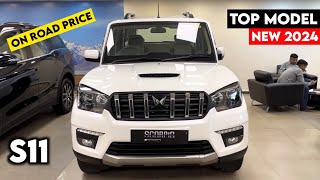 Scorpio S11 New Model 2024  Mahindra Scorpio 2024 Top Model  Price Specification Full Review [upl. by Henleigh]