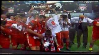 Liverpools Winning Celebrations After Carling Cup Final [upl. by Dam]