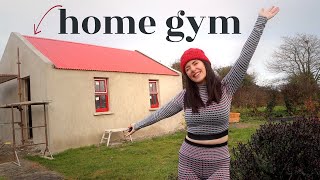 New home gym amp my FITNESS goals after 2 babies [upl. by Olenka]