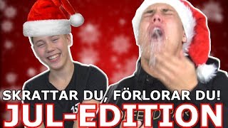 SKRATTAR DU FÖRLORAR DU JULEDITION  Adventskalender 2 [upl. by Follmer465]