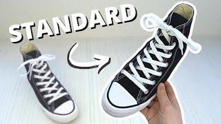 HOW TO LACE CONVERSE STANDARD Way [upl. by Castora392]