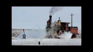 Union Pacific 119  2012 Winter Steam Festival [upl. by Enicar]