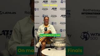 Daria Kasatkina had no idea about the WTA Finals 🤣 WTAFinals kasatkina wta tennisplayer tennis [upl. by Akcimahs854]