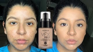 My review of the New VFX PRO Camera Ready Foundation formula by Farmasi [upl. by Ojibbob]