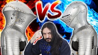 Whats The Best Medieval Helmet Frogmouth VS Armet EPIC Comparison [upl. by Ecnar824]