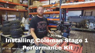 Coleman Stage 1 Performance Kit  Tutorial [upl. by Halden]