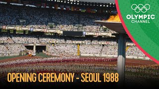 Seoul 1988  Opening Ceremony  Seoul 1988 Replays [upl. by Scheck366]