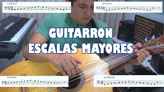 GUITARRON MEXICANO  7 ESCALAS MAYORES [upl. by Kreiner]