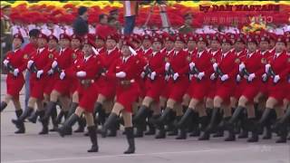 Chinas amp North korea military parade [upl. by Ellerrehs]