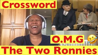 American Reacts to The Two Ronnies  Crossword  Reaction Video [upl. by Leuqer16]