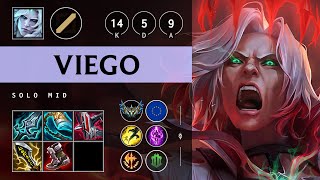 Viego Mid vs Diana Rampage  EUW Challenger Patch 1418 [upl. by Eetnwahs296]