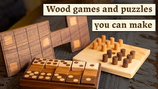 3 Easytomake Wood Games amp Puzzles Part 2 [upl. by Fran736]