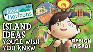 30 Island Ideas Youll WISH You Knew Sooner  Animal Crossing New Horizons [upl. by Gilli]