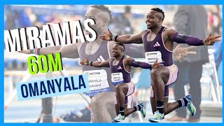 Ferdinand Omanyala Powers 60M Training For Miramas Metropole Indoor Tour 2024 [upl. by Ttevy]