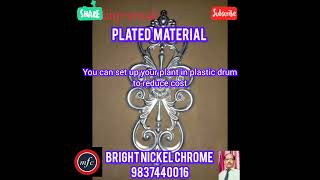 nickel chrome plating [upl. by Airekal]