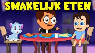 Smakelijk Eten Smakelijk Drinken  Nederlandse kinderliedjes [upl. by Ennirok]