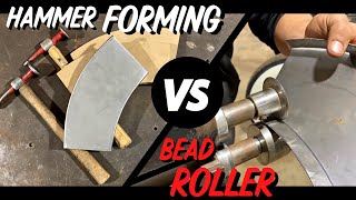 Tipping Curved Flanges  Hammer Forming VS Bead Roller  Body Hammer WINNER Announced [upl. by Lou]