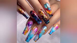 Unique And Elegant Nails Colors Designs Beautiful Art 😍 [upl. by Jagir]