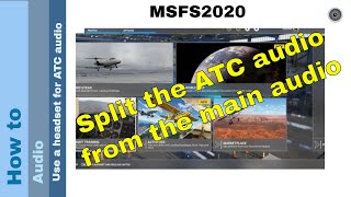 Flight Simulator 2020  How to  audio  use a headset for ATC audio [upl. by Sheffield411]