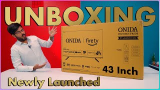 Onida Fire TV Edition 43 Inch Unboxing And Review 🔥 2022 Model Latest Launch 30 Edition🔥 अद्भुत [upl. by Ariak]