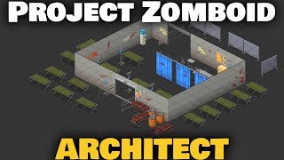 Project Zomboid Architect Ep 1  Lets Build a City  Apartments Zombie Infirmary Wheat Fields [upl. by Darbie]