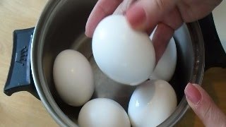 quick diy tip HOW TO PEEL A BOILED EGG IN 4 SECONDS food and recipes [upl. by Eeliak]