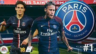 FIFA 18  PSG  COMPETITION AMICALE ET PREMIERES RECRUES  1 [upl. by Shamrao]