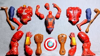 ASSEMBLE TOYS AVENGERS  SPIDERMAN IRONBUSTER AND SIRENHEAD  SUPERHEROES TOYS [upl. by Emmie]