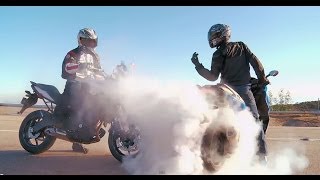 City Bike Shootout BMW C600 Sport vs Honda NC700X vs Kawasaki Versys  On Two Wheels [upl. by Eillil]