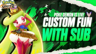 Poke DeMon is live  Pokemon Unite live stream  Pokemon Unite live gameplay  Play with subscriber [upl. by Cheadle]