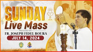 SUNDAY FILIPINO MASS TODAY LIVE  JULY 14 2024  FR JOSEPH FIDEL ROURA [upl. by Ardnoik150]