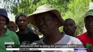 Residents still waiting for promised RDP houses [upl. by Ainitsirc]