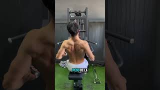 “ESPALDA DENSA Y AMPLIA”gym fitness workout fit [upl. by Soutor]