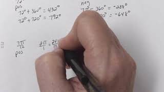 Find two positive and two negative coterminal angles [upl. by Gabrielson282]