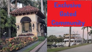 Drive Miamis most expensive gated communities Gables Estates amp Old Cutler Bay [upl. by Sherurd352]