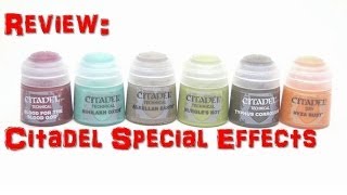 Review Citadel Paints Special Effects [upl. by Jocelyne891]