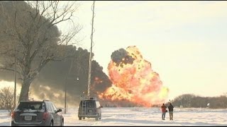 North Dakota Train Crash Residents Urged to Evacuate [upl. by Eiddal]