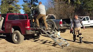 Step Ramp Dirt Bike Loading Ramp [upl. by Benny160]