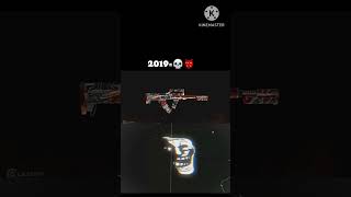 2024 🆚2019 groza gun skinfree fireimpossible old is gold [upl. by Hamrnand]