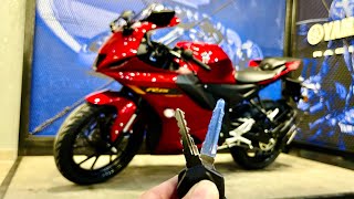 2024 Yamaha R15 V40 New Model Red Colour  Detailed Walkaround Review  On Road Price [upl. by Etnad590]