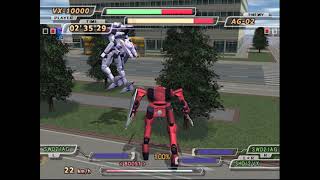 Xenosaga Episode 1  AGWS Battle Gameplay No Commentary [upl. by Bonner]