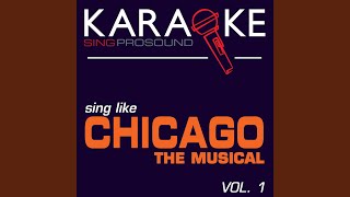 Class In the Style of Chicago Karaoke Instrumental Version [upl. by Drannel]